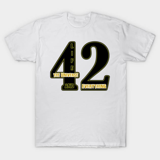 The meaning of life is 42 T-Shirt by iskybibblle